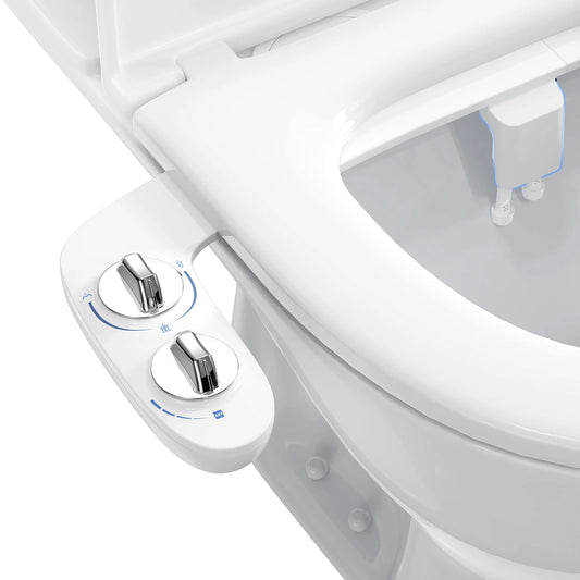 Non Electric Bidet With Adjustable Pressure Dual Nozzles